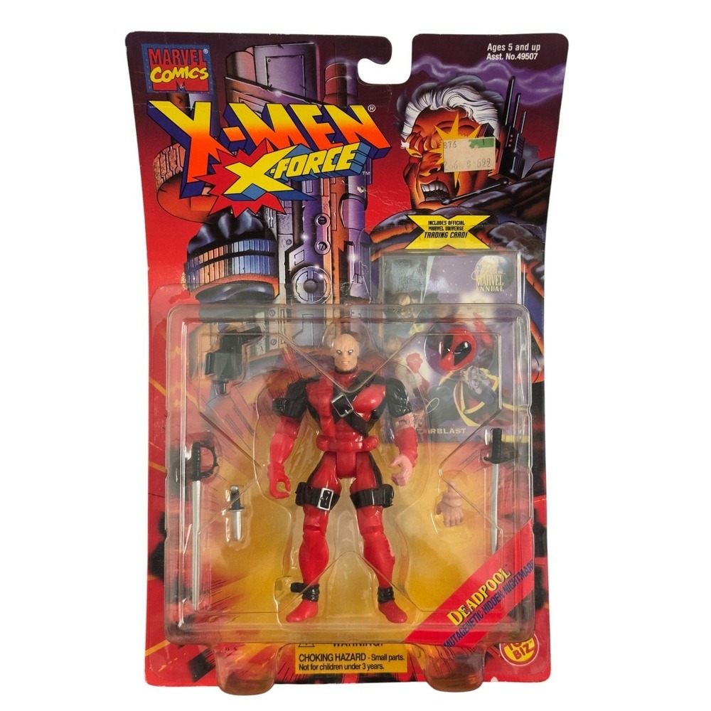 Deadpool Toy Biz 1995 X-Men X-Force Mutagenetic Hidden Nightmare Figure